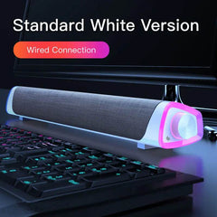 4D Computer Speaker Bar Stereo Sound subwoofer Bluetooth Speaker For Macbook Laptop Notebook PC Music Player Wired Loudspeaker - ProTrendyz