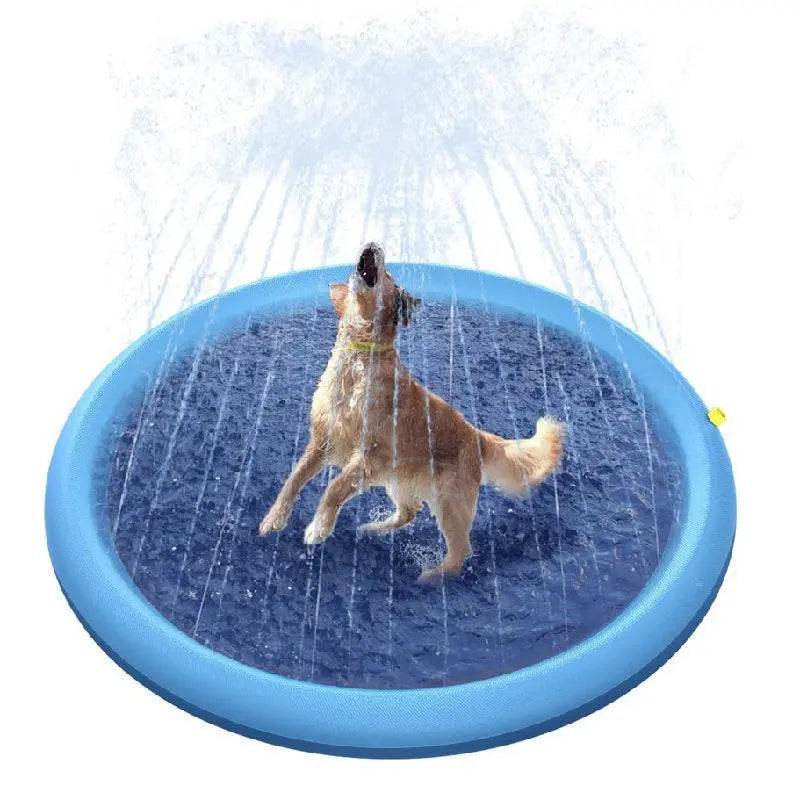 Non-Slip Splash Pad For Kids And Pet Dog Pool Summer Outdoor Water Toys Fun Backyard Fountain Play Mat - ProTrendyz