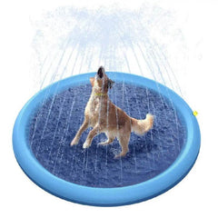 Non-Slip Splash Pad For Kids And Pet Dog Pool Summer Outdoor Water Toys Fun Backyard Fountain Play Mat - ProTrendyz