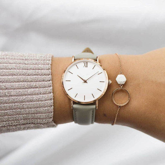Fashion Women Watches Leather Quartz Watch for Ladies Clocks - ProTrendyz