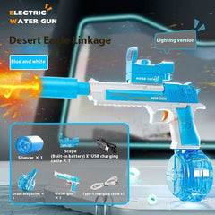 Fire Rat Electric Water Pistol Cool Light Full Automatic Water Spray Gun Summer Toy Sports Entertainment Children Gifts AC223 - ProTrendyz