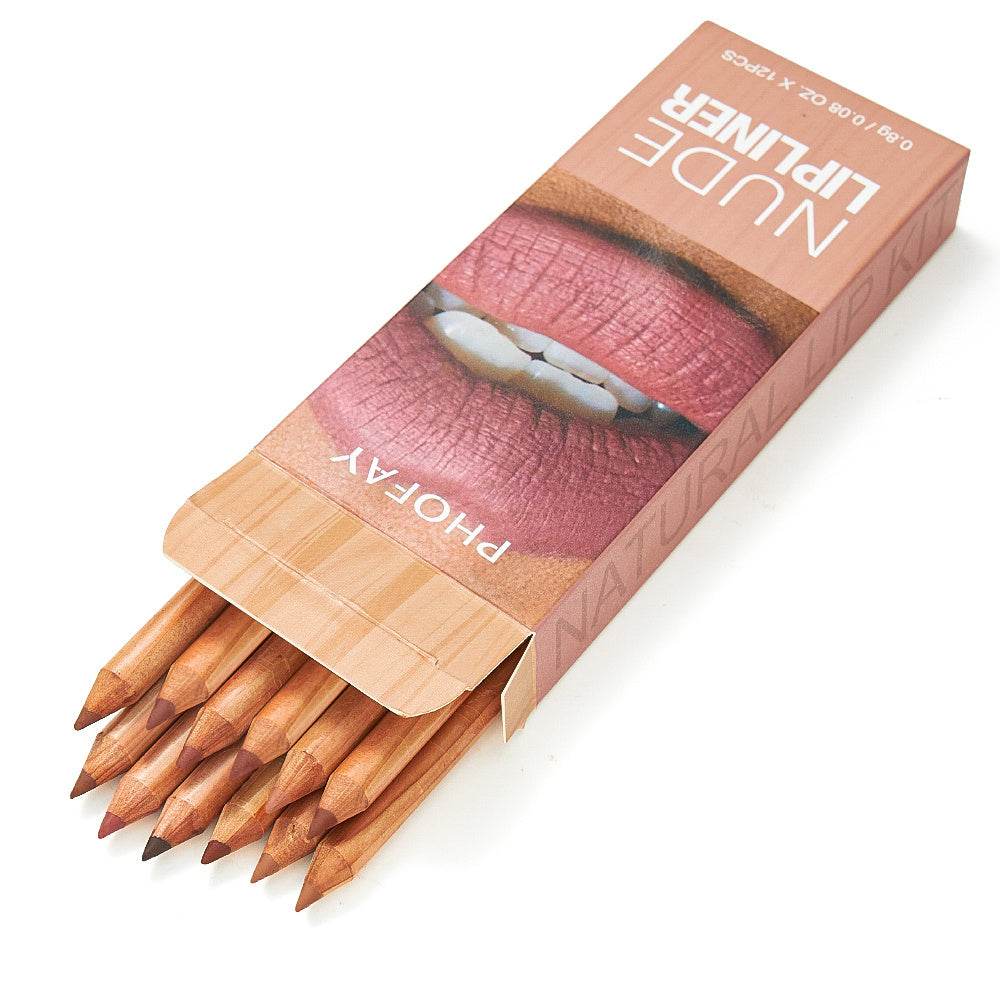 PHOFAY Ultra-Glossy Lip Gloss Nude Lipliner Kit - ProTrendyz