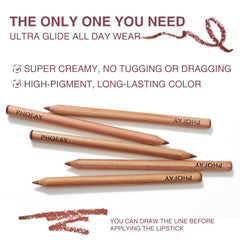 PHOFAY Ultra-Glossy Lip Gloss Nude Lipliner Kit - ProTrendyz