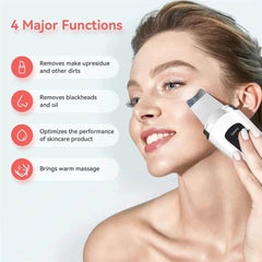 Skin Scrubber Face Spatula Facial Skin Exfoliator Scraper And Blackhead Remover Pore Cleaner With Face Lifting Deep Cleansing Face Lifting Machine For Blackhead Extractor - ProTrendyz