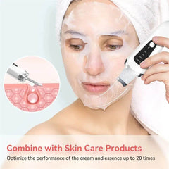 Skin Scrubber Face Spatula Facial Skin Exfoliator Scraper And Blackhead Remover Pore Cleaner With Face Lifting Deep Cleansing Face Lifting Machine For Blackhead Extractor - ProTrendyz