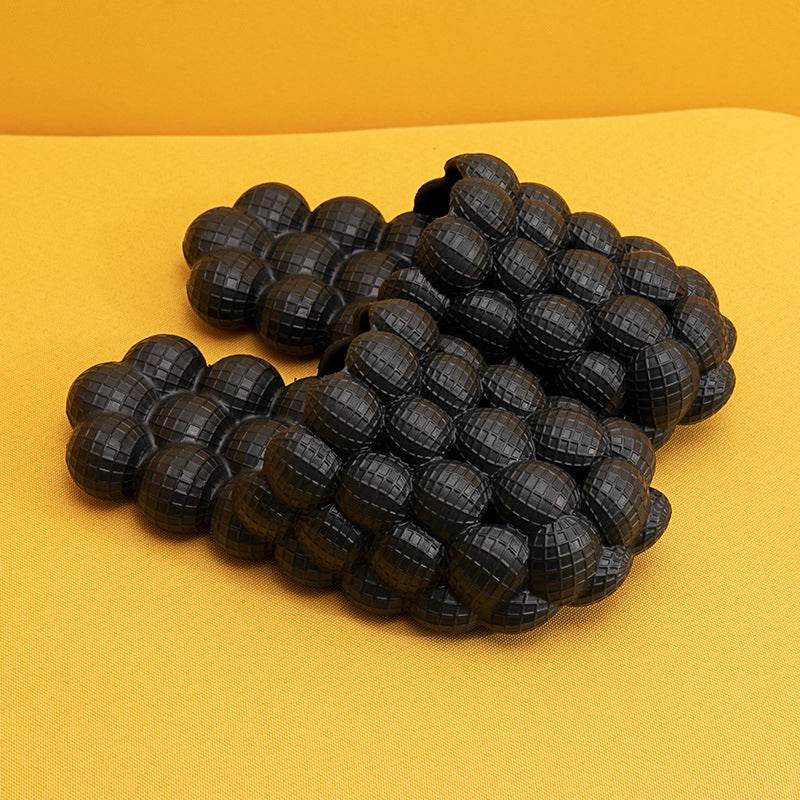 New Summer Fashion Massage Mesh Bubble Bathroom Slides Home Indoor Anti-Skid Shoes - ProTrendyz