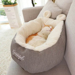 Pet Dog Bed Warming Soft Sleeping Bag Cushion Puppy Kennel - ProTrendyz