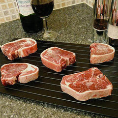 Fast Defrosting Tray Thaw Kitchen Quick Aluminum Thaw Plate - ProTrendyz