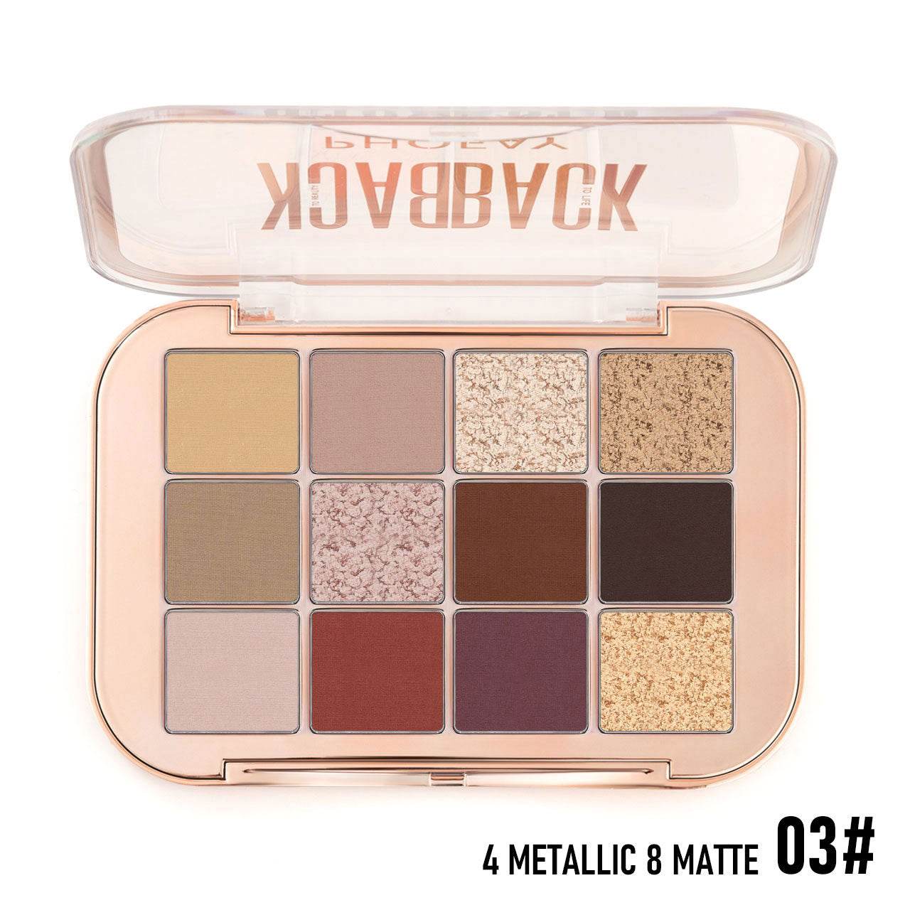 PHOFAY 12 Color Eyeshadow Palette - ProTrendyz