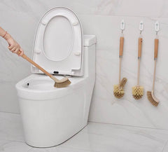 Wooden Household Handle Toilet Brush Cleaning Tools Bathroom Cleaning Brush Kitchen Floor Cleaner Brushes - ProTrendyz