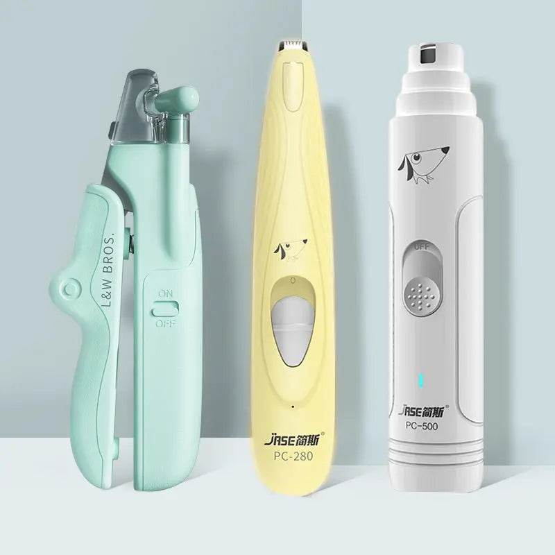 Pet Nail Clippers With LED Light Dogs Cat Nail Scissors Professional Trimmer Tool Care Grooming Supplies - ProTrendyz