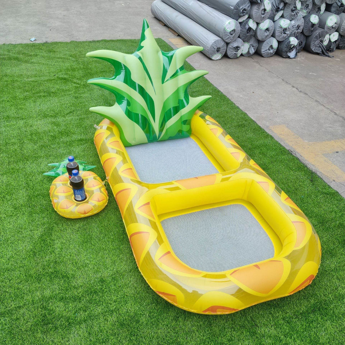 Inflatable Swimming Pool Pineapple Floating Row Air Cushion Bed Summer Water Floating Hammock Air Mattress Water Sports Toys - ProTrendyz