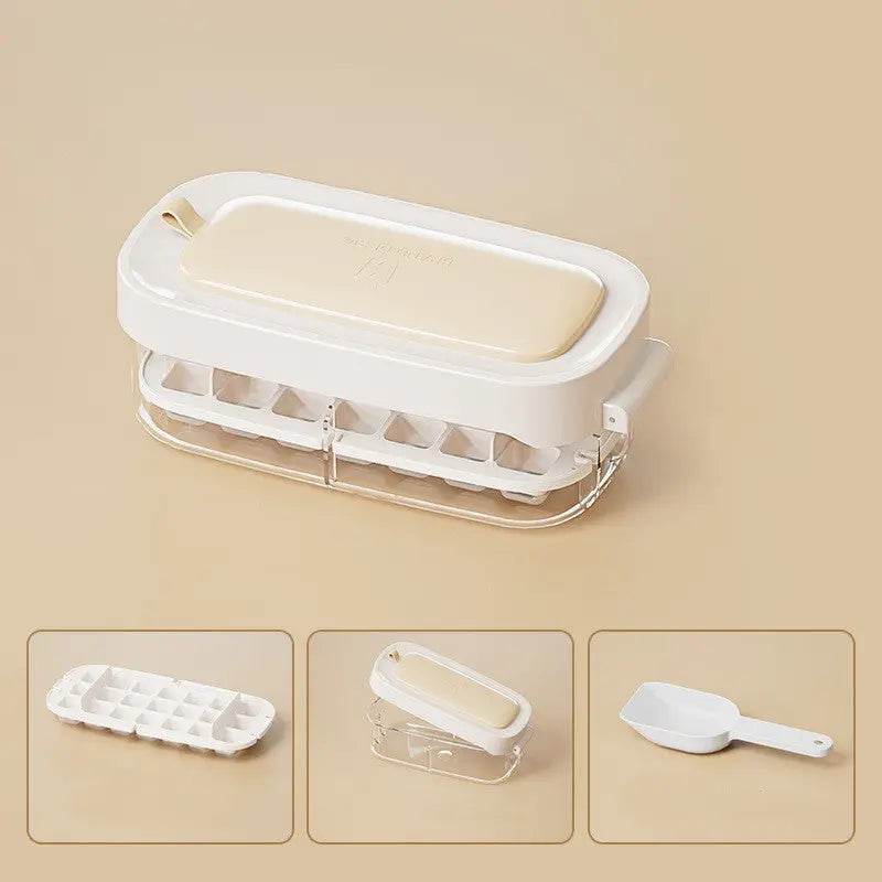 Ice Box Ice Cube Tray Grid High Capacity Food Grade Kitchen Gadgets - ProTrendyz