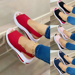 Velcro Casual Summer Women Sandals Fish Mouth Sandals ProTrendyz