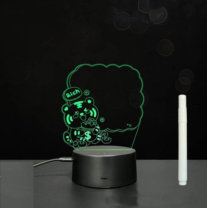 3D Acrylic Board Handwriting Message Board LED Light - ProTrendyz