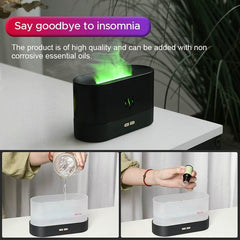 2022 Best Selling USB Ultrasonic Flame Humidifier Led RGB Colorful Essential Oil Fire Flame Aroma Diffuser - ProTrendyz