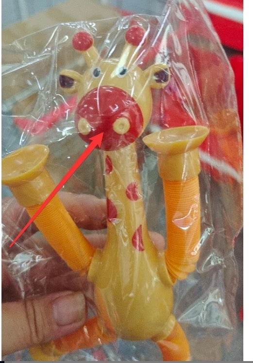 Giraffe Tubes Sensory Toys Novelty Spring Fidget Toy Stretch Tube Stress Relief Toy For Kid Birthday Gift Party Favors - ProTrendyz