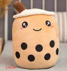 Cute Fruit Drink Plush Stuffed Soft Strawberry Milk Tea Plush Boba Tea Cup Toy Bubble Tea Pillow Cushion Kids Gift US - ProTrendyz