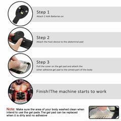 Electric Muscle Toner Machine ABS Toning Belt Simulation Fat Burner Belly Shaper - ProTrendyz
