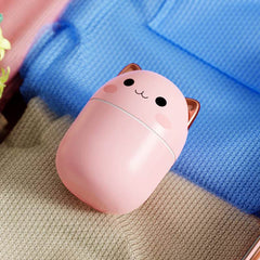 Air Humidifier Cute Cat Ultra-Silent USB Office Household Bedroom Car Aromatherapy Air Purifier With Led Cool Mist Spray - ProTrendyz