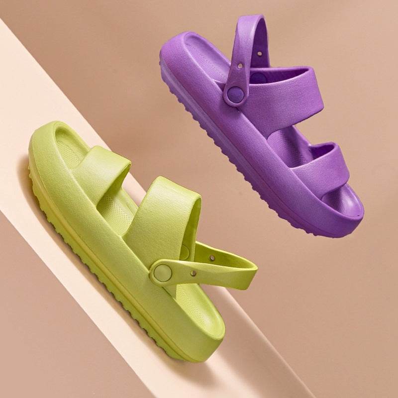 Adjustable Shoes For Women Men Sandals 3cm Thick Bottom Slippers Outdoor - ProTrendyz