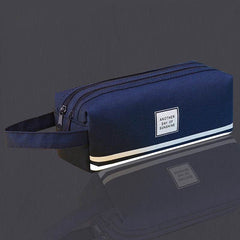Canvas Double-Layer Stationery Box For Junior High School Students - ProTrendyz