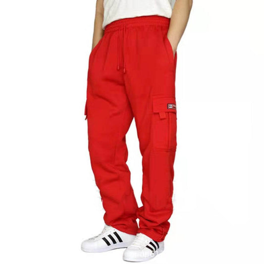 Men Pants Sweatpants Stretch Elastic Waist Jogger Sports Pants Drawstring Trousers Fashion Mens Clothing - ProTrendyz