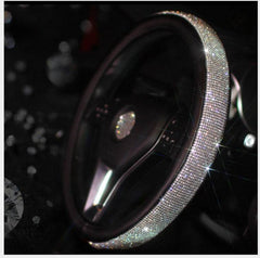 Car steering wheel handle set Four seasons universal really cute feminine cartoon leather anti-slip handle - ProTrendyz