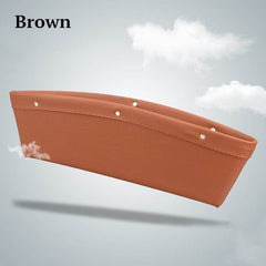Car Organizer Box Caddy Catcher PU Leather Seat Gap Storage Bag - ProTrendyz