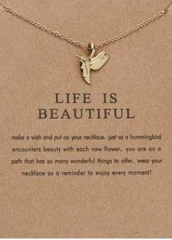 Multi-layer Moon Pendant Necklaces for Women Bohemian Wafer Elegant Necklace - ProTrendyz