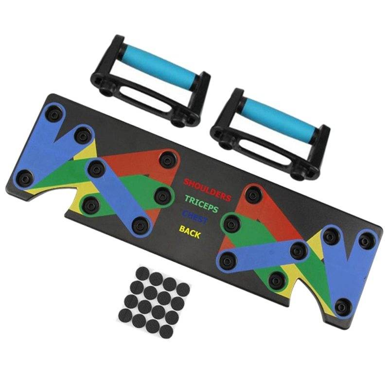 Push Up Rack Edge 9 in 1 Body Building Exercise Fitness Tools Women Men Push-Up Display Shelves and Raisers For GYM Training Body drop shipping - ProTrendyz
