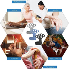Silicone Grip Device Finger Exercise Stretcher Arthritis Hand Grip Trainer Strengthen Rehabilitation Training To Relieve Pain - ProTrendyz