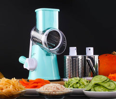 Manual Kitchen Accessories Multifunctional Round Mandoline Potato Slicer Vegetable Cutter Slicer Cheese Kitchen Gadgets - ProTrendyz