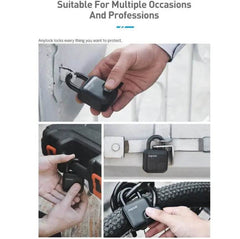 Smart Lock Waterproof L3 Fingerprint Padlock Trendy Fast Response - ProTrendyz