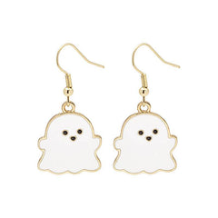 Halloween Earrings Cute Pumpkin Spooky Oil Drip Alloy Earrings Jewelry - ProTrendyz