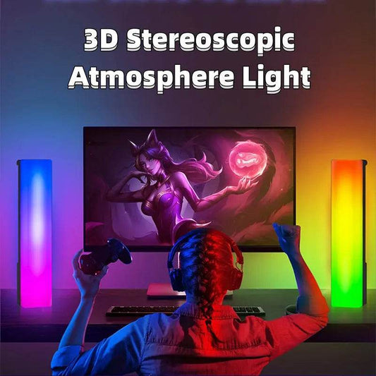 3D RGB Light Pick-up Table Top Ambiance Lamp Colorful Music Voice-activated Rhythm Light Home Decor For PC Game For Holiday Gifts - ProTrendyz