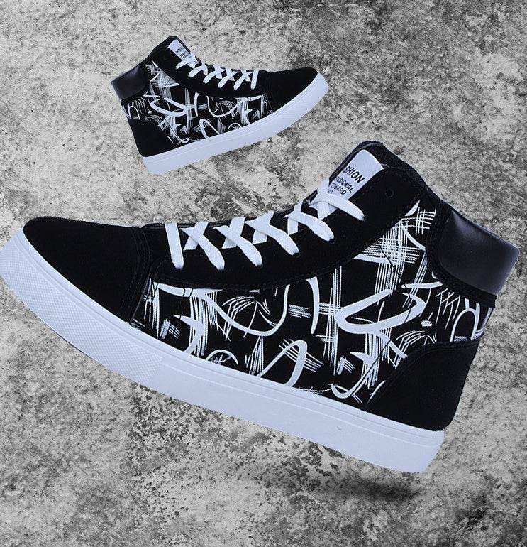 Spring high top shoes Korean Edition men''s shoes - ProTrendyz