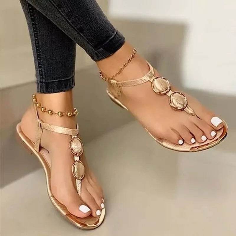 Women's Flat Sandals Summer Beach Shoes - ProTrendyz