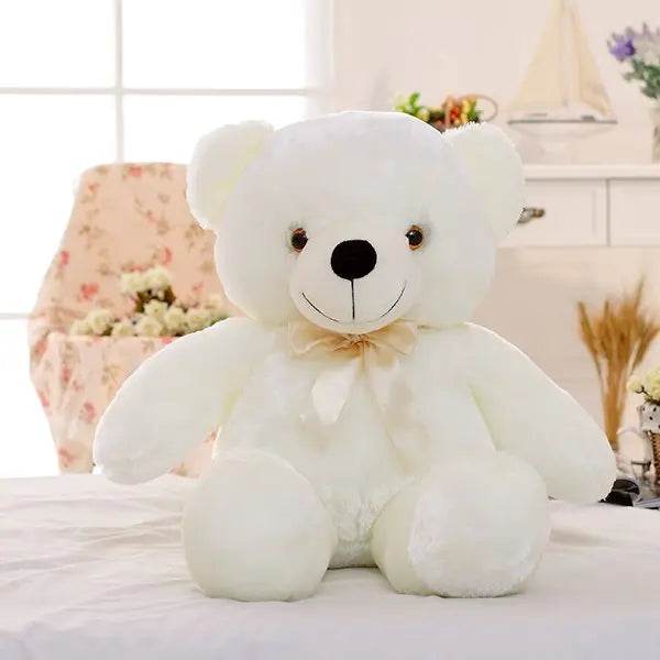 Creative Light Up LED Teddy Bear Stuffed Animals Plush Toy Colorful Glowing Christmas Gift For Kids Pillow - ProTrendyz