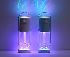 Magic Shadow USB Air Humidifier For Home With Projection Night Lights Ultrasonic Car Mist Maker Mini Office Air Purifier US - ProTrendyz