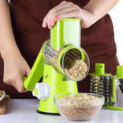 Vegetable Cutter Round Mandoline Slicer Potato Julienne Carrot Grater Cheese - ProTrendyz
