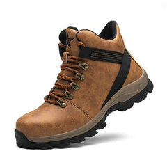 High-top Safety Shoes Construction Protective Footwear Men Steel Toe Shoes Breathable Hiking Boots Puncture Proof Work Boots - ProTrendyz