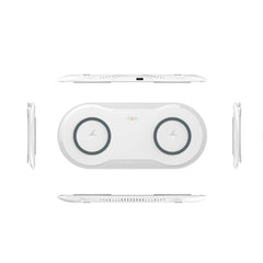 Wireless Compact Minimalist Charger Dual Mobile Phone Charger - ProTrendyz