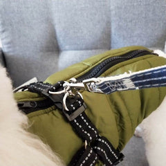 Waterproof Dog Clothes Winter Dog Coat With Harness Warm Pet Clothing Big Dog Jacket Chihuahua Labrador Coat Costume - ProTrendyz