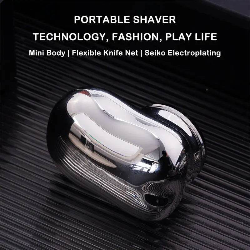 Mini Portable Face Cordless Shavers Rechargeable USB Electric Shaver Wet & Dry Painless Small Size Machine Shaving For Men - ProTrendyz
