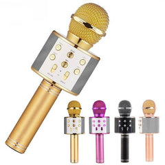Wireless Microphone Portable Bluetooth Mini Home Ktv For Music Playing Singing Speaker Player - ProTrendyz