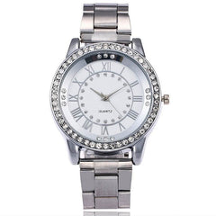 Vansvar Brand Rose Gold Watch Luxury Women Dress Rhinestone Quartz Watch Casual Women Stainless Steel Wristwatches Female Clock - ProTrendyz