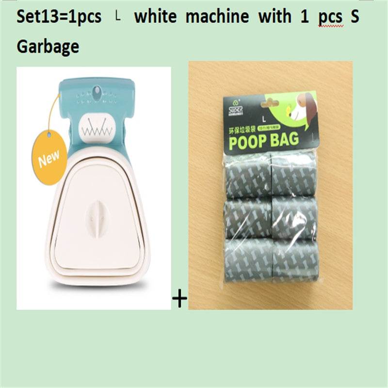 Dog Pet Travel Foldable Pooper Scooper With 1 Roll Decomposable bags Poop Scoop Clean Pick Up Excreta Cleaner Epacket Shipping - ProTrendyz