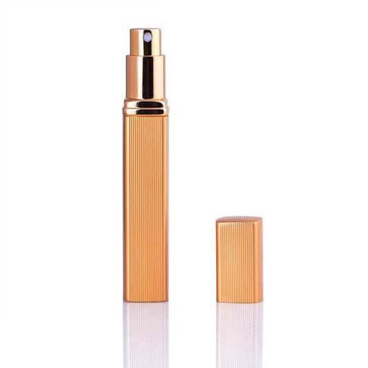 12ML Aluminum Perfume Tube Aluminum Tube Perfume Bottle Glass Bottle Empty Bottle Lipstick Type Perfume Bottled Square - ProTrendyz