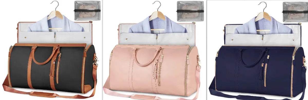 Large Capacity Travel Duffle Bag Carry On Women's Handbag Folding Suit Bag Waterproof Clothes Totes US - ProTrendyz